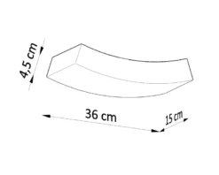 Aplique de cerámica HATTOR G9