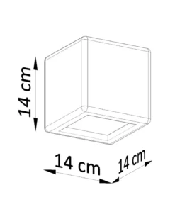 Aplique de cerámica NESTA, E27