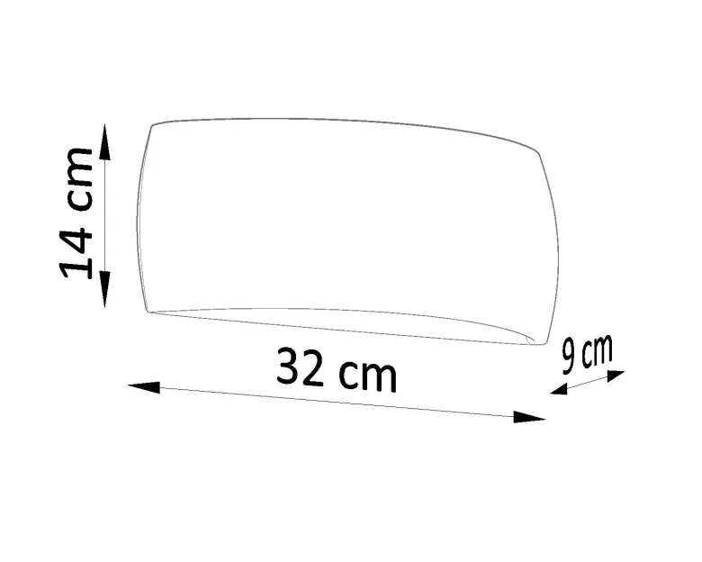 Aplique de cerámica PONTIUS, G9