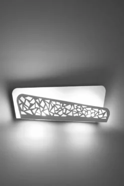 Aplique de pared ALIZA blanco, G9