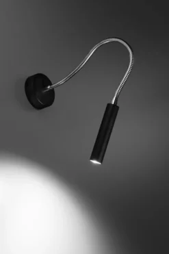 Aplique de pared AXIL negro, G9