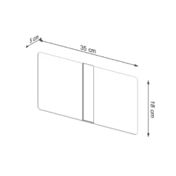 Aplique de pared AZALIA, G9