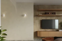 Aplique de pared barnizado GLOBE blanco brillo
