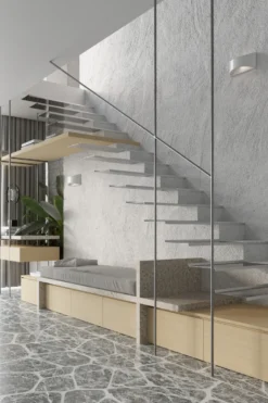Aplique de pared barnizado VIXEN blanco brillo