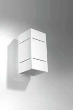 Aplique de pared BLOCCO blanco, G9