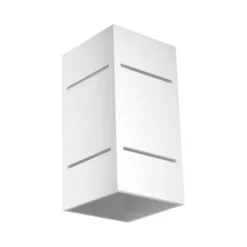 Aplique de pared BLOCCO blanco, G9