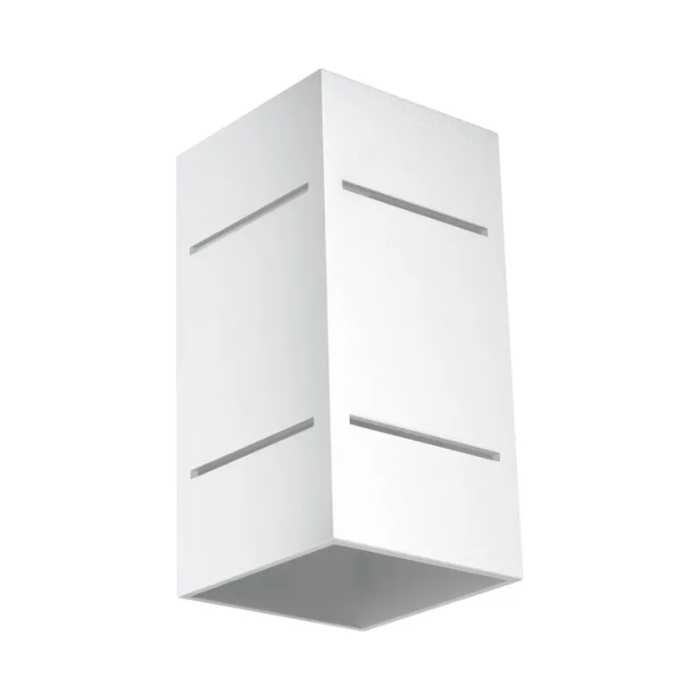 Aplique de pared BLOCCO blanco, G9