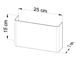 Aplique de pared COPERTURA, G9