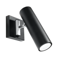 Aplique de pared DIREZIONE negro, GU10