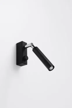 Aplique de pared EYETECH 1 negro, G9