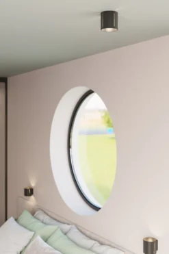 Aplique de pared INEZ negro, G9