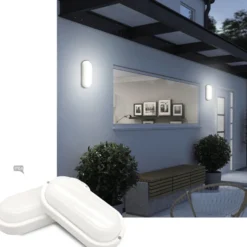 Aplique de pared Led TURTLE 18W, 230mm