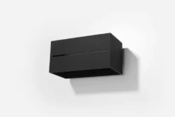 Aplique de pared LOBO MAXI negro, G9