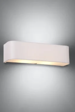 Aplique de pared LOKKO blanco, E27
