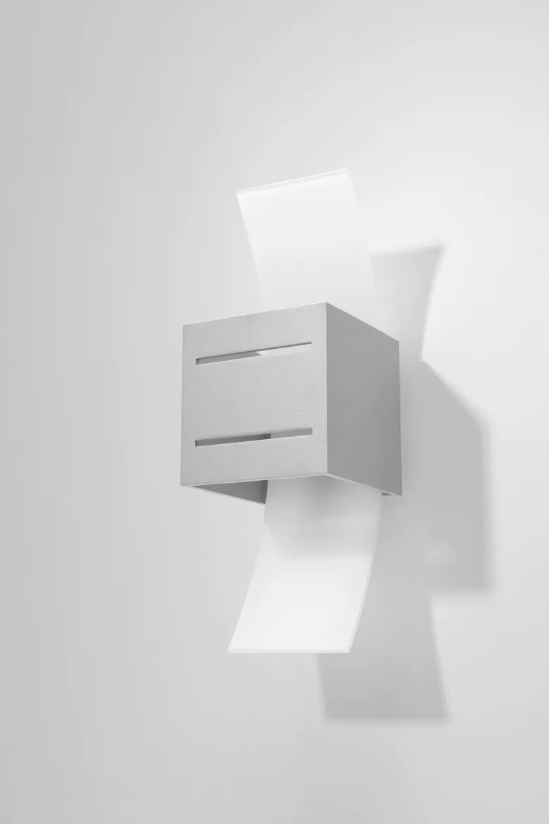 Aplique de pared LORETO gris, G9