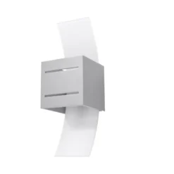 Aplique de pared LORETO gris, G9