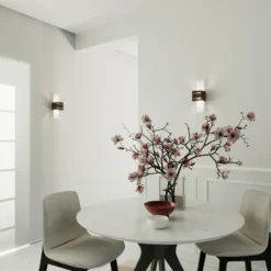 Aplique de pared LORETO negro, G9