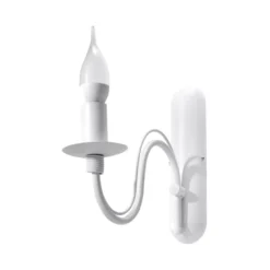 Aplique de pared MINERWA blanco, E14