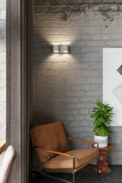Aplique de pared ORBIS 2 gris, G9