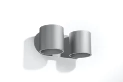 Aplique de pared ORBIS 2 gris, G9