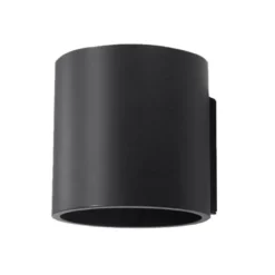 Aplique de pared ORBIS 1 negro, G9