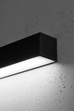 Aplique de pared PINNE LED 115 negro, 31W