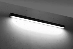 Aplique de pared PINNE LED 115 negro, 31W