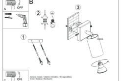 Aplique de pared RING cromo, GU10