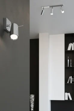 Aplique de pared RING cromo, GU10