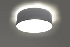 Aplique de techo ARENA gris, E27