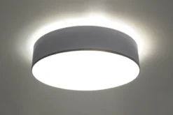 Aplique de techo ARENA 45 gris, E27