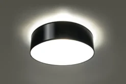 Aplique de techo ARENA 35 negro, E27