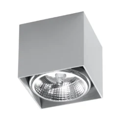 Aplique de techo BLAKE gris, GU10
