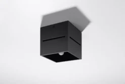 Aplique de techo LOBO negro, G9