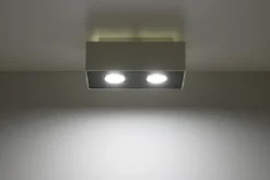Aplique de techo MONO 2 blanco, GU10