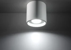 Aplique de techo ORBIS 1 blanco, GU10