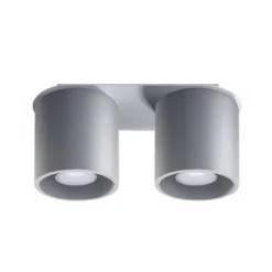 Aplique de techo ORBIS 2 gris, GU10
