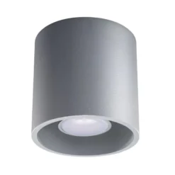 Aplique de techo ORBIS 1 gris, GU10