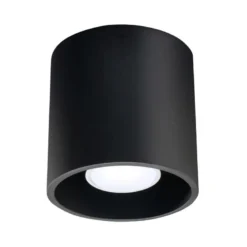 Aplique de techo ORBIS 1 negro, GU10