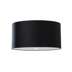 Aplique de techo OTTO 50, negro, E27