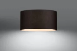 Aplique de techo OTTO 50, negro, E27