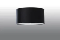 Aplique de techo OTTO 50, negro, E27