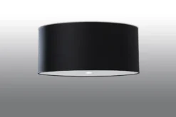Aplique de techo OTTO 60, negro, E27