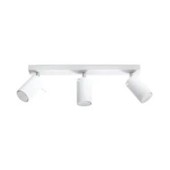 Aplique de techo RING 3 blanco, GU10