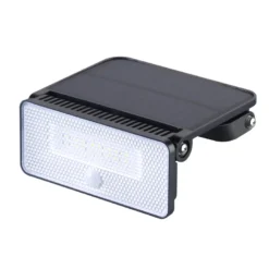 Aplique LED SOLAR TAZ 30W, sensor PIR, batería reemplazable, Litio 3,7V - 2000mAH