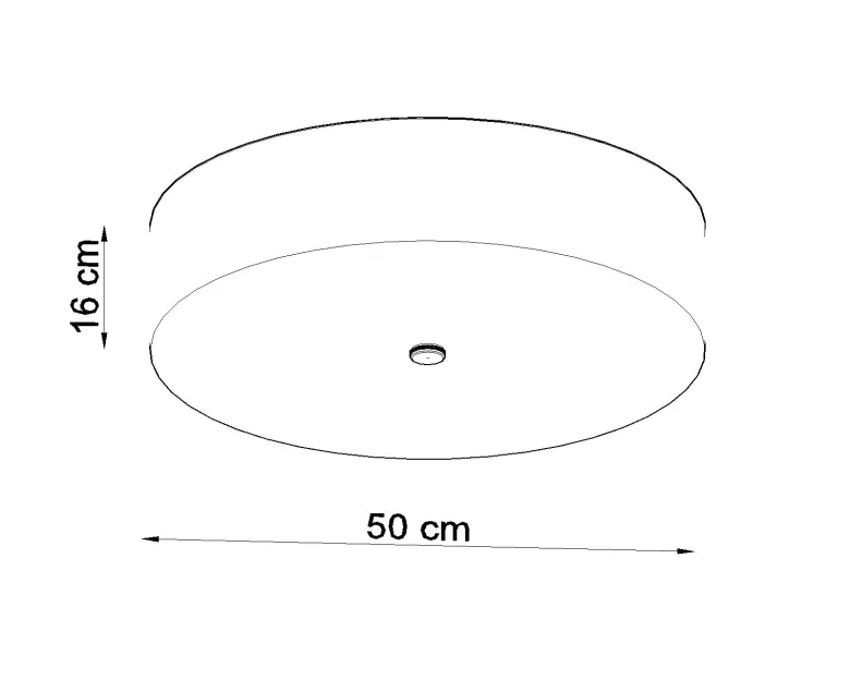 Aplique para techo SKALA 50 blanco, E27