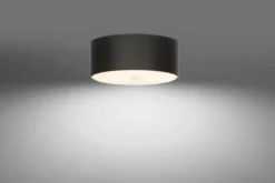 Aplique para techo SKALA 30 negro, E27