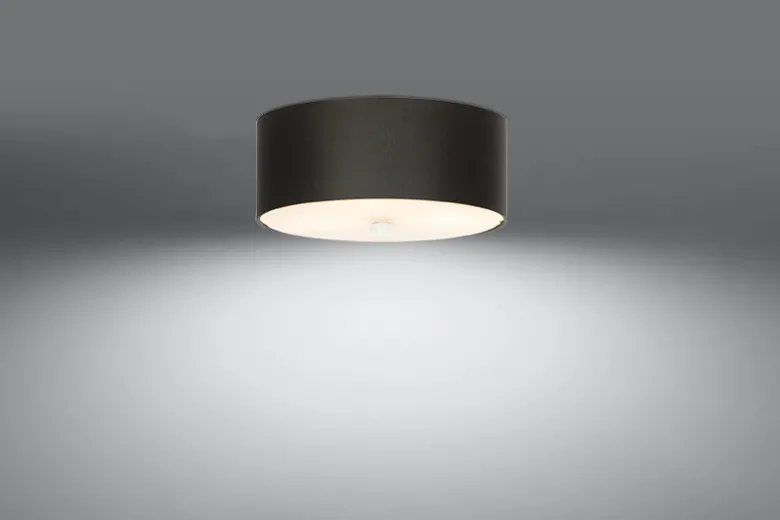 Aplique para techo SKALA 30 negro, E27