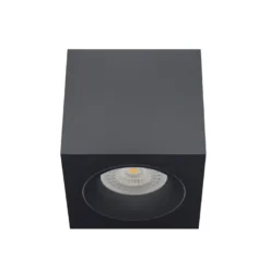 ARKOI Housing GU10, Aplique cuadrado techo negro