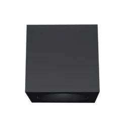 ARKOI Housing GU10, Aplique cuadrado techo negro